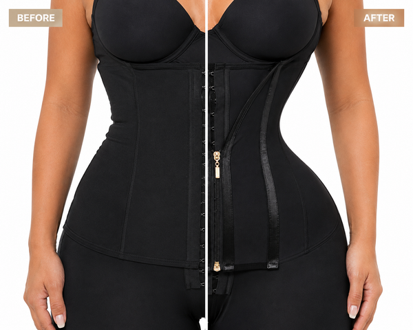 Taille sculptée en V, résultat instantané